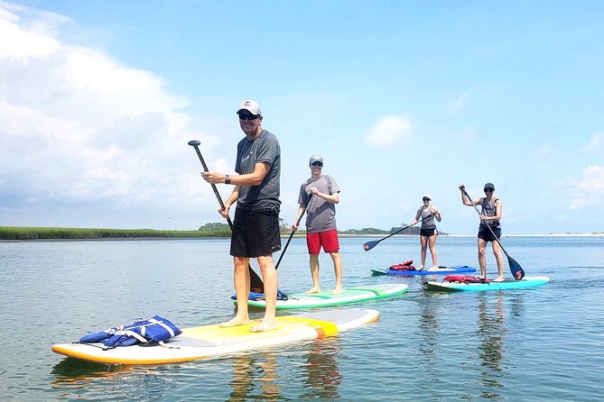 SUP (stand-up paddboard) Salt Marsh Maze Tour - Learning to Paddle on Calm Waters