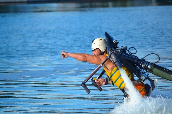 Super adrenaline Jetpack water activity in Cancun! - Starting Point at Jetpack Adventures in Cancun