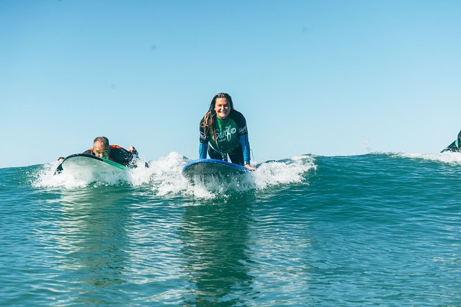 Surf Lesson in Lisbon - The surf experience - From Lisbon to the Surfing Spot via the 25 April Bridge