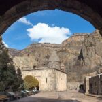 Symphony of Stones, Garni, Geghard, photo stop at Charents arch - The Charents Arch: A View of Mt. Ararat and Literary Tribute