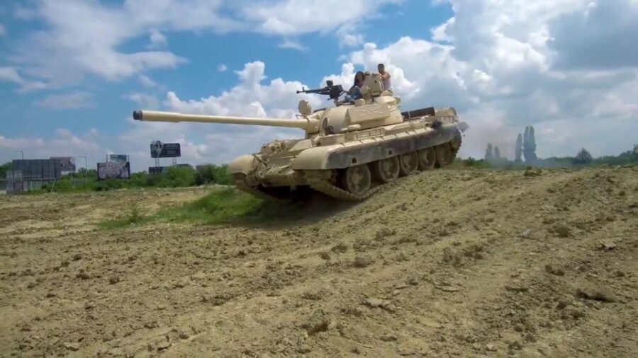 T-55 Tank Driving Heavy Metal Experience - The Excitement of Driving a Soviet T-55 Tank