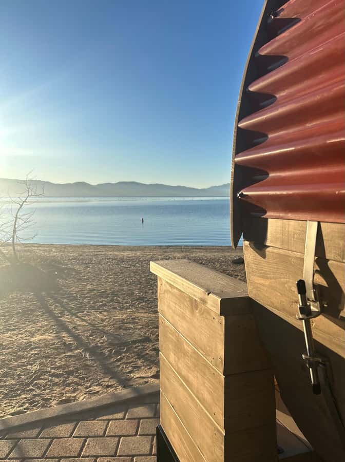 Tahoe Vista: Sauna and Ice Cold Plunge Experience - The Sauna Overlooking Lake Tahoe’s Crystal Waters
