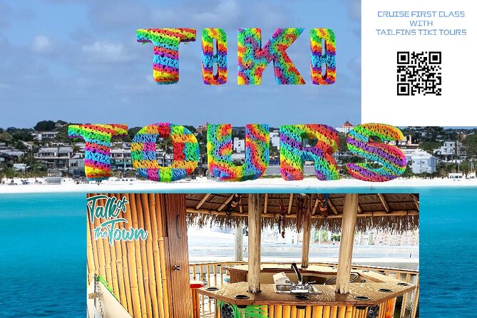 Tailfins Tiki Boats Crab Island Sandbar (3hrs) - Tailfins Tiki Boats Offer a Distinctive Small-Group Experience