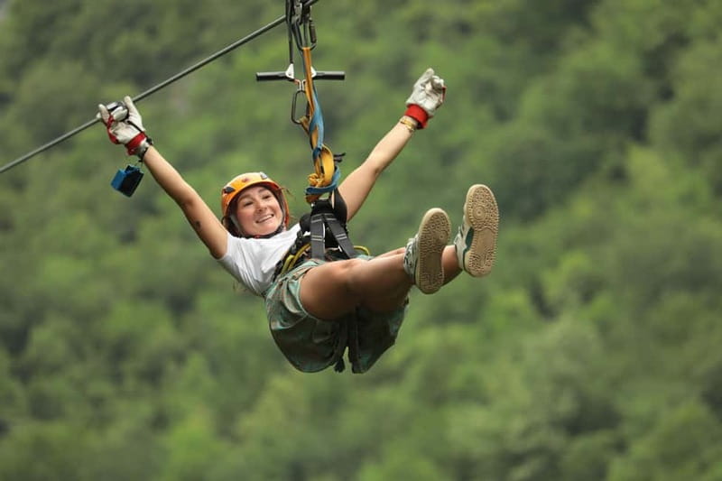 TARA BRIDGE: The longest and the fastest Zip Line Adventure - The Starting Point at Tara Green Extreme
