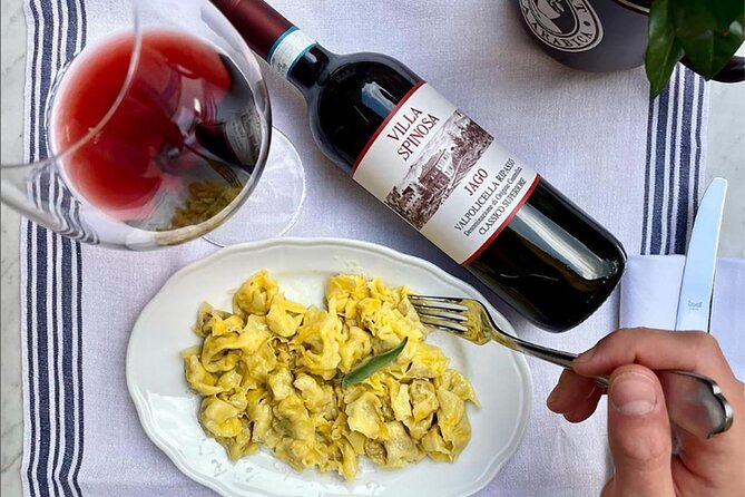 Tasting of 3 Garda Wines and Tortellini in Valeggio - Scenic Start at Enoteca Malandrina