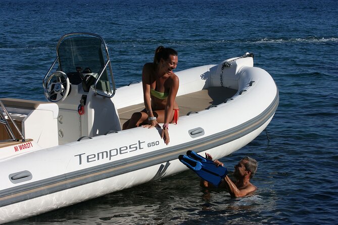 Tempest 600 Hair Rental in the Baunei Coast (max. 8 pax) - All Comforts Included for a Relaxing Day at Sea
