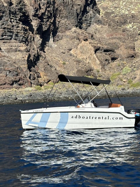 Tenerife: rent a boat without license - Tenerife’s South Coast: The Best Spot for Private Boat Sailing