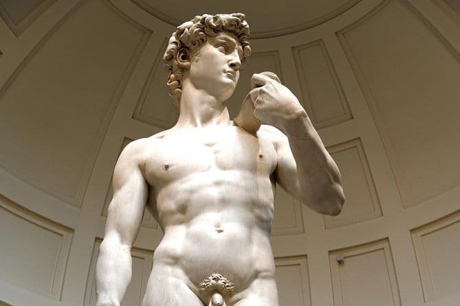 The David from Michelangelo. - Starting at the Galleria dellAccademia in Florence
