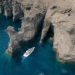 The Fastest Private Motor Yacht in Santorini - All Inclusive Tour - Mesa Pigadia Beach: Clear Waters for Swimming and Snorkeling