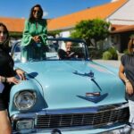 The Luxury Douro tour - Walking Over the Metal Pedestrian Bridge to the First Estate