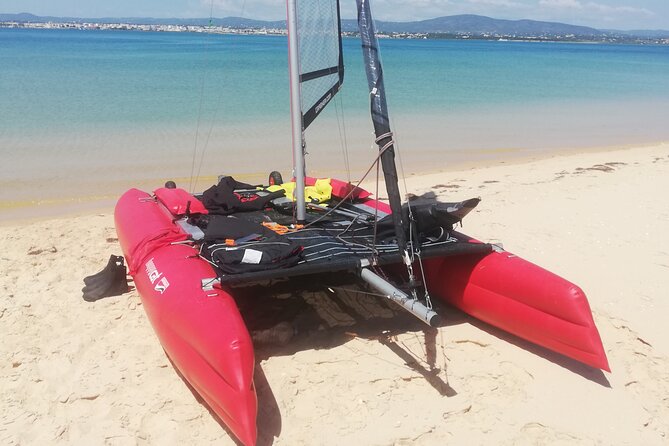 The Ria Formosa on a Small and Sporty Private Sailing Catamaran - Start Point and Practical Details in Olhão
