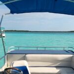 Tour of the Lagoon of Bacalar on pontoon -Collective- - Exploring Lago Bacalar: The Lake of the Seven Colors