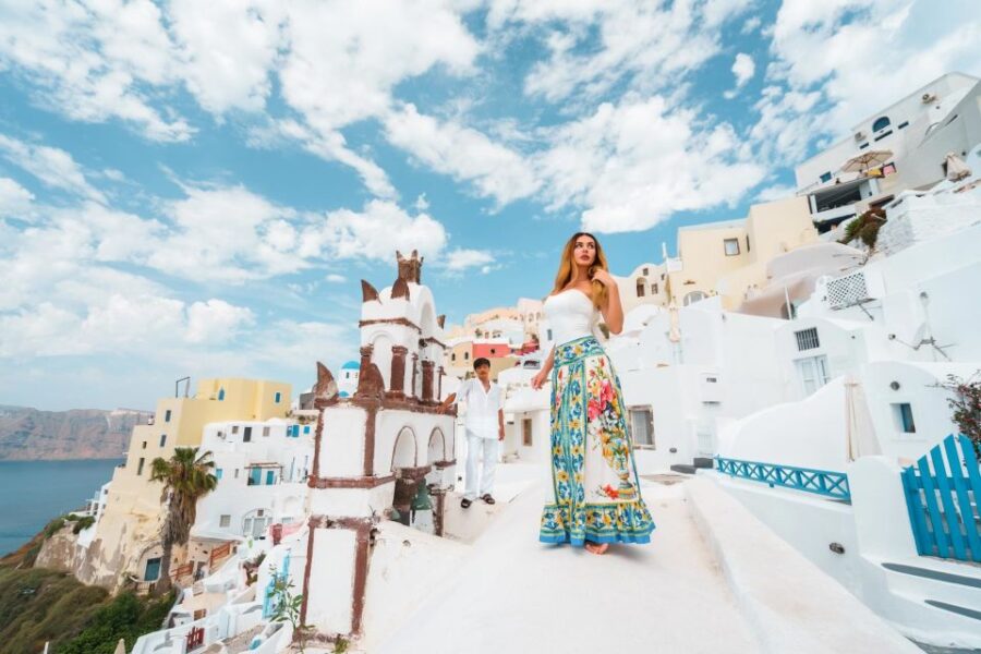 Tour Santorini with a Professional Photographer - Exploring Imerovigli: The Village of Blue Domes and Whitewashed Churches