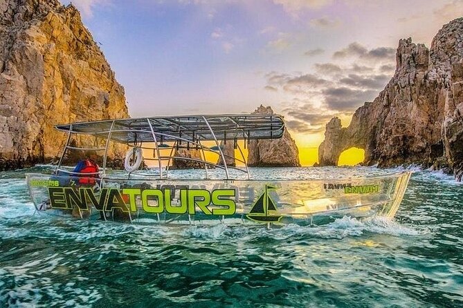 Transparent Boat Tour Cabo San Lucas Arch and Playa del Amor - Explore the Crystal Waters of the Sea of Cortez