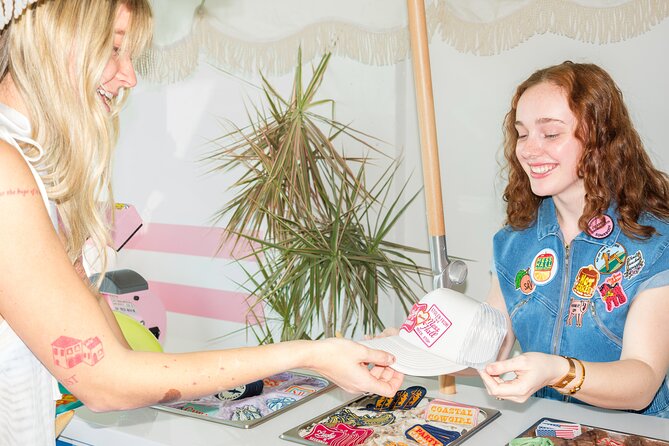Trucker Hat Pop-Up Experience in Savannah - The Mobile Cart and Staff Support