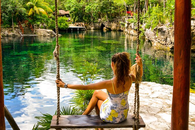 Tulum Akumal Snorkel Tour and 4 Cenotes Small Group All Fees Incl - The Tulum Archaeological Site: Beachfront Mayan Ruins