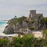 Unique 5X1 Tulum, Coba, Cenote, Village & 5th Avenue from Cancun - Starting the Day with Tulum’s Cliffside Ruins