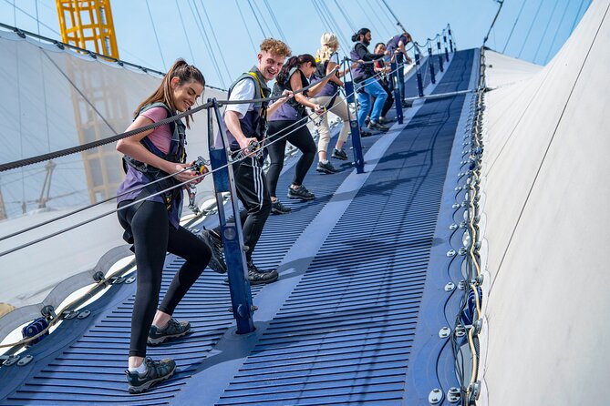 Up at The O2: Daytime Climb with Guided Tour with Panoramic Views - Climbing the South Face of The O2