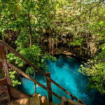 Uxmal: Vintage Land Rover Expedition to Uxmal Cenotes - Exploring the First Cenote: A Magical Entrance to the Underworld