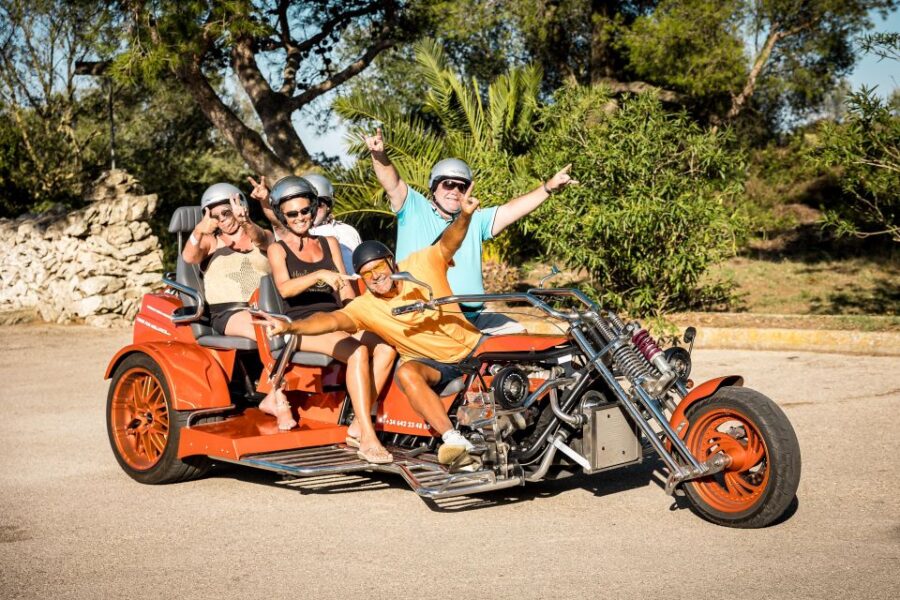 V8 Trike Tour mit Fahrer/Guide für max 4Gäste - Starting from the Coast: Pickup and Welcome at Mallorca’s Shores