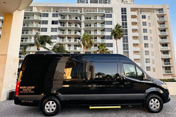 VAN Mia Airport or Hotels to Miami Port or Hotels Up to 14pax - Spacious Vehicles That Fit Large Groups and Luggage