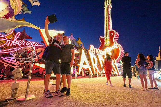Vegas by Night: Neon Museum Experience with Open-Top Bus Tour - Exploring the Neon Museum: Nighttime Magic