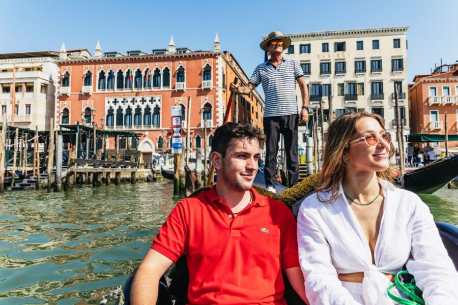 Venice: Private Crafted Gondola Ride Along Grand Canal - The Route: From the Grand Canal to Hidden Canals