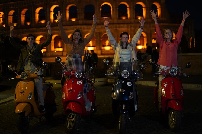 Vespa Scooter Night Tour in Rome with Professional Photographer - Riding on a Classic Vespa Through Rome’s Historic Streets