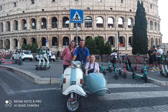 Vespa Sidecar Tour at Day/Night with Pickup - Starting Point in Rome: Piazza di S. Marco
