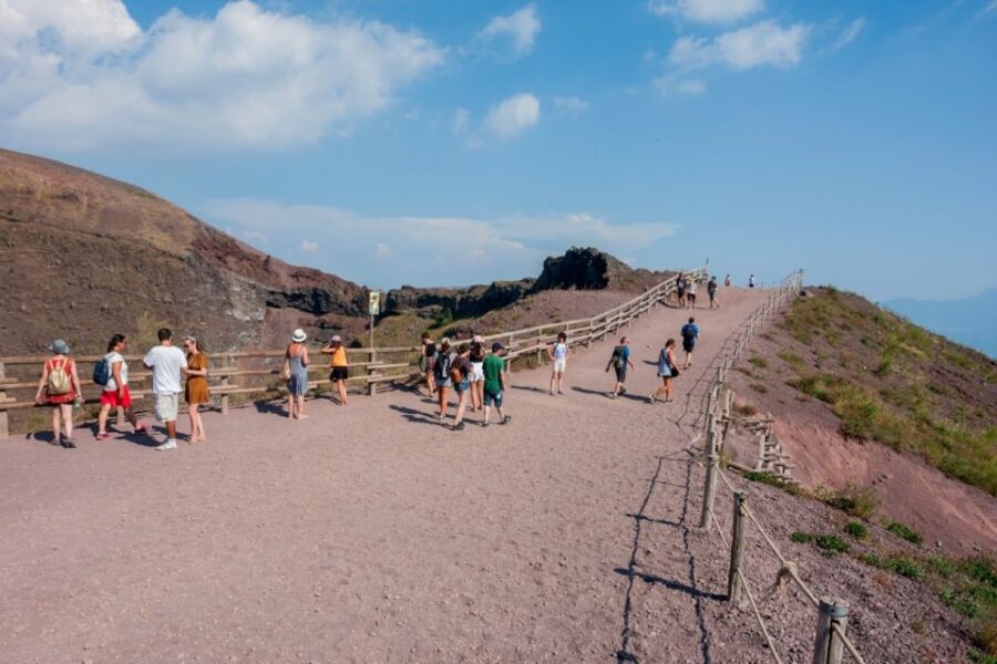Vesuvius and Pompeii Transfer + Entrance for the Vesuvio - Trekking Up Vesuvius and Enjoying Panoramic Views