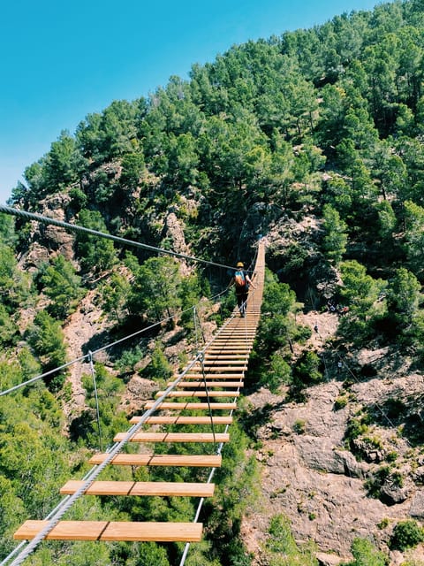 Via ferrata in Enguera with an 80-meter bridge - The Unique Attraction of Spain’s Second Largest Suspension Bridge