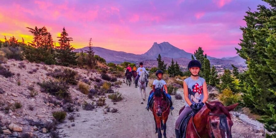 Villajoyosa Horseback Riding in the Mountains with sea views - Villajoyosa Horseback Riding: An Adventure Near Benidorm
