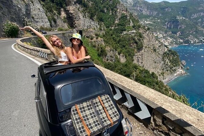 Vintage car 500 Photo shoot on The amalfi coast - Coastal Drive and Photo Stops Along Praiano