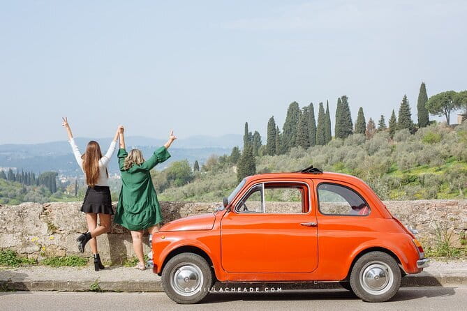 Vintage Fiat 500 Chianti Classico Wine Tour and Tuscan Lunch - Panoramic Overlooks with Stunning Views of Tuscany