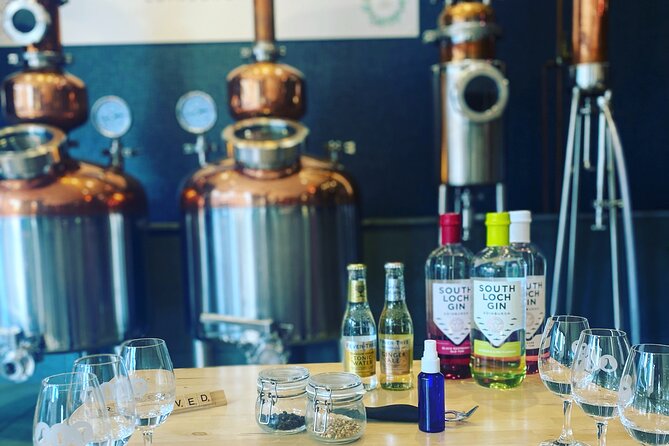Visit a Working South Loch Gin Distillery - The Atmosphere at 56 North and the Gin Bar