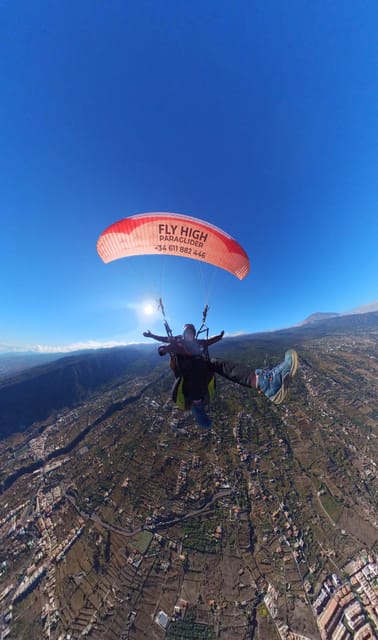 Vuelo Parapente Tenerife Teide (2200 metros) - Tenerife’s Highest Paragliding Flight from Puerto de la Cruz