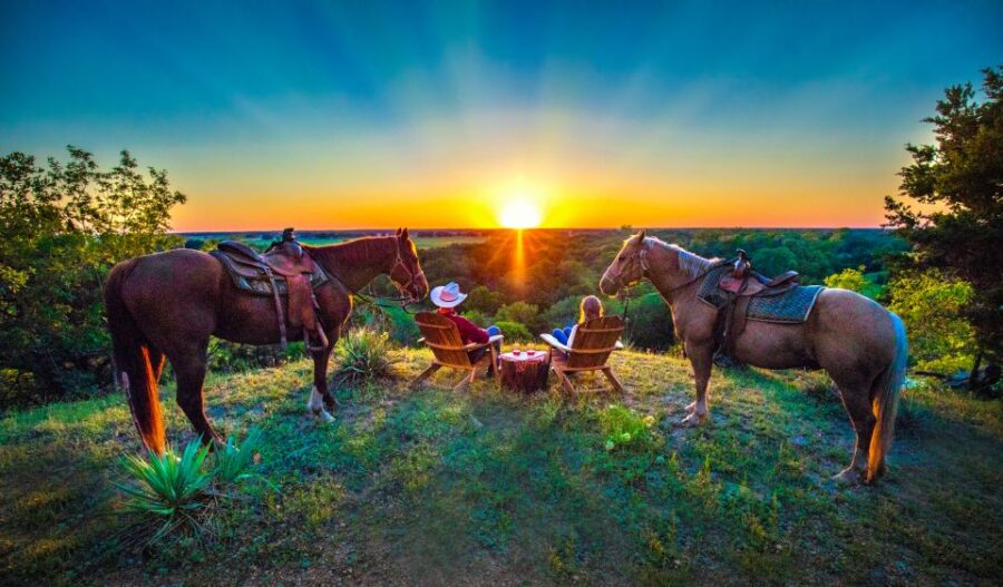 Waco: Sunset Horseback Ride - Meeting at Brazos Bluffs Ranch for an Authentic Texas Trail Ride