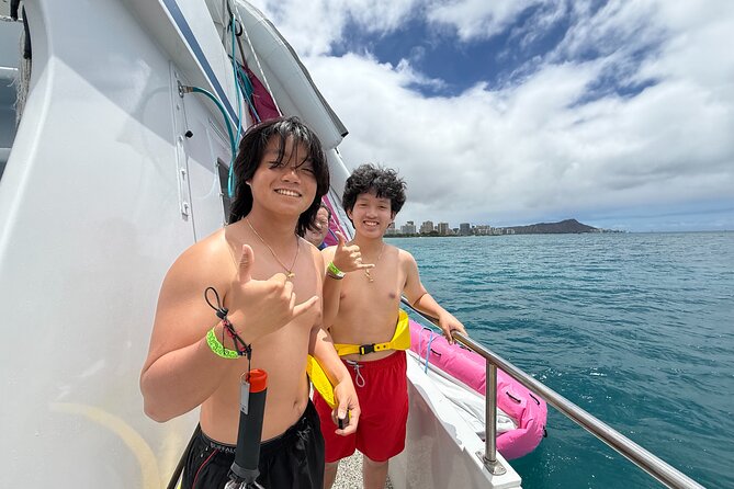 Waikiki Snorkeling & Ocean Waterpark Adventure from Oahu - Onboard Waterpark Features and Family Fun