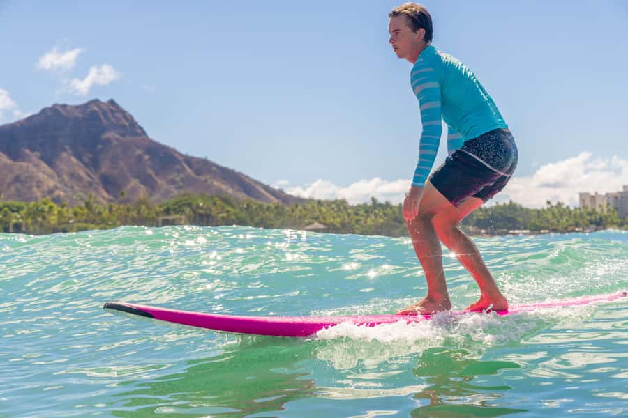 Waikiki: Surf Lesson & Bonus Beach Setup (Chairs & Umbrella) - Personalized Coaching with Jamie OBrien-trained Instructors