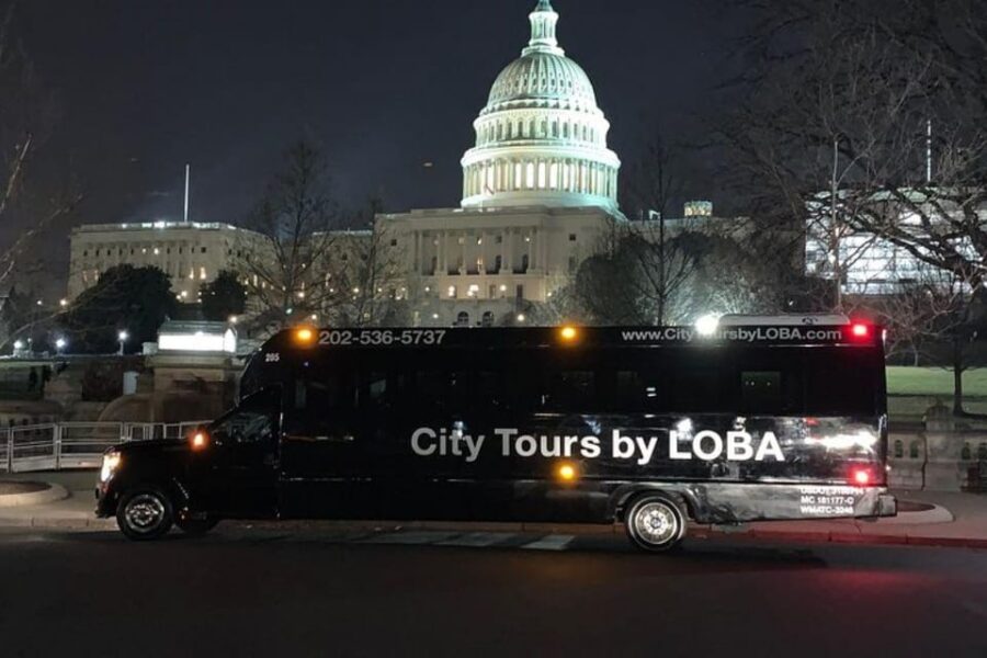 Washington DC: After Dark Night-Time Sightseeing Tour - Starting Point and Transport Logistics