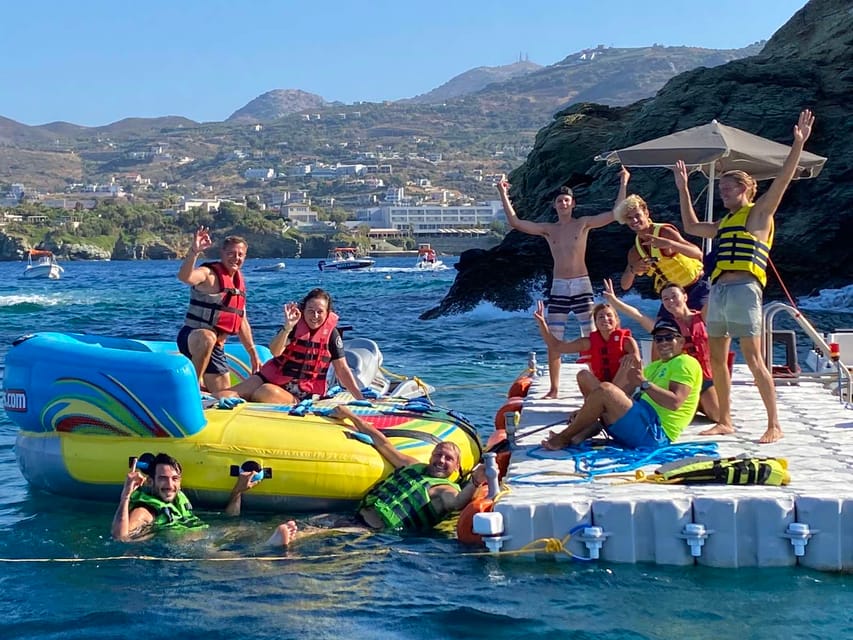 Water Activities Slider or Crazy Sofa - Starting Point at Blue Water Club in Agia Pelagia