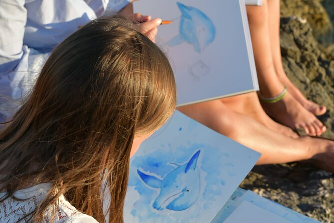 Watercolor workshops on the beach - Meeting at Lighthouse Beach Verudela in Pula, Croatia