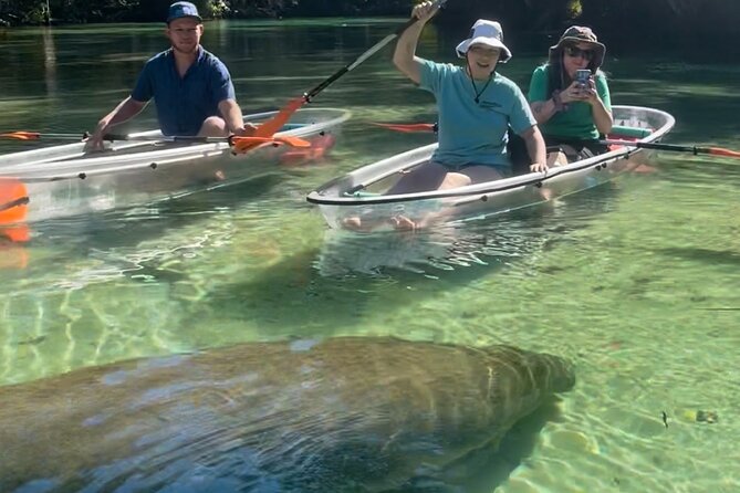 Weeki Wachee Clear Kayak Ecotours Manatee Season - November 14th-March 31st - Logistics: Meeting Point and Group Size