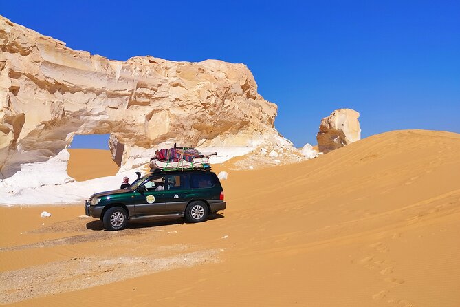 White Desert and Siwa Oasis 3 nights 4 Days Tour From Cairo - Exploring the White Desert’s Iconic Rock Formations