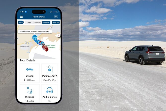 White Sands National Park Self-Guided Driving & Walking Tour - Enjoy the Dune Life Nature Trailhead for a Short Family Hike