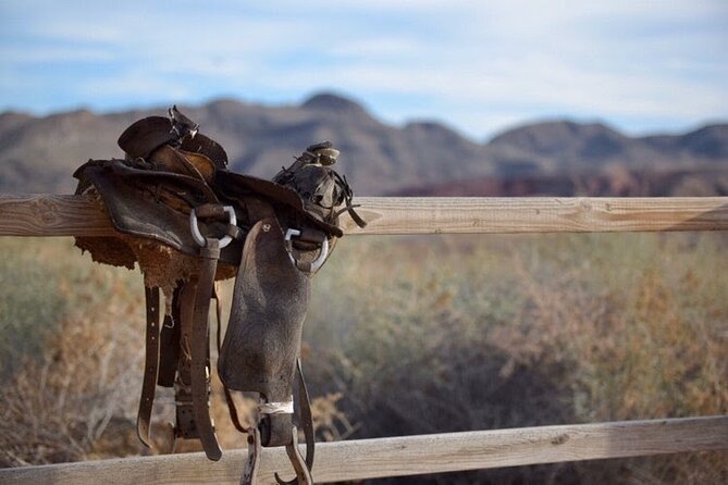 Wild West Sunset Horseback Ride with Dinner from Las Vegas - Meeting the horses and safety briefing