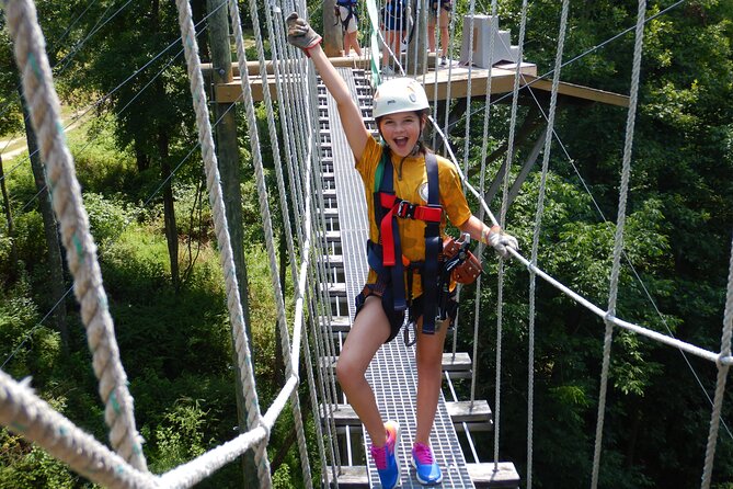Wild Zipline Tour in Moundsville, West Virginia - Ascending the 65-Foot Grand Tower