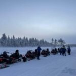 Ylläs: Snowmobile trip in a forest with a family company - Pickup from Accommodation and Snowmobile Clothing Provided