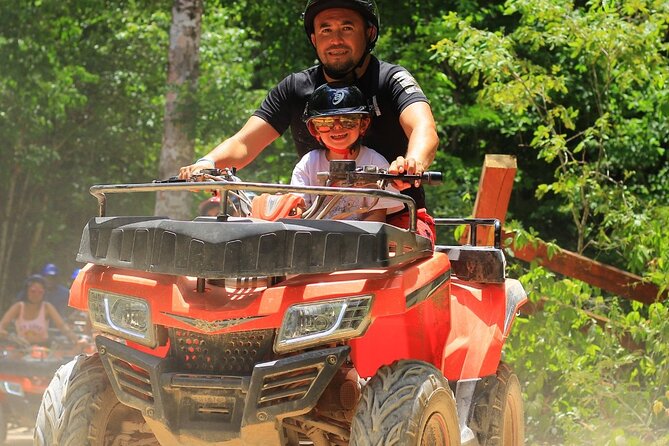Zipline, Cenote and ATV Adventure with Pickup - ATV Adventures in the Jungle