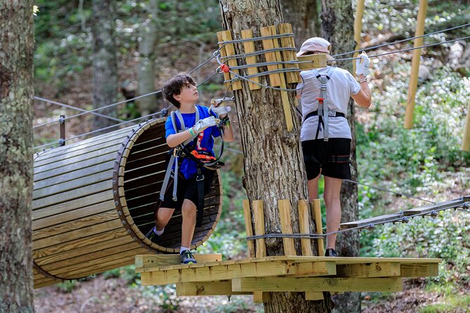 Ziplining and Climbing at The Adventure Park on Cape Cod - Location and Meeting Point at Heritage Museums & Gardens